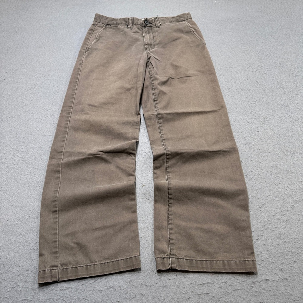 Old Navy Chino Pants Men's 29x30 Brown Classic Straight Leg Standard Fit Utility